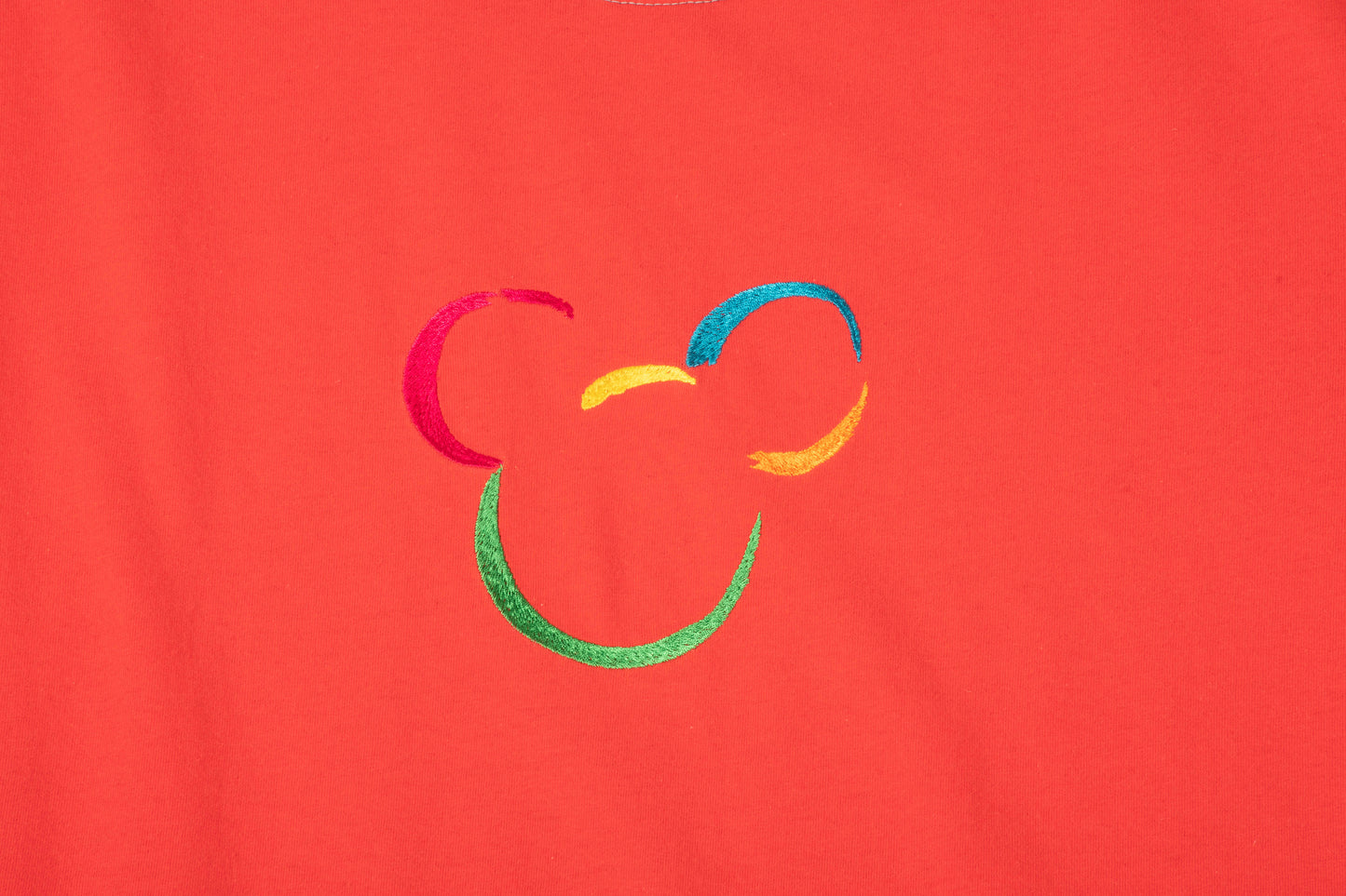 Mickey Mouse Multicolored Logo Vintage Benetton Shirt Size S - M