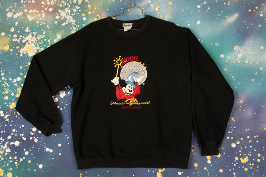 MICKEY Mouse Walt DISNEY World 2000 Vintage Sweatshirt Size M